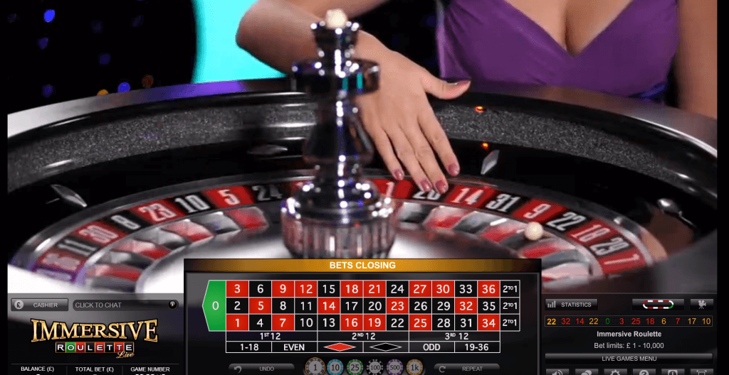 roulette live chat video