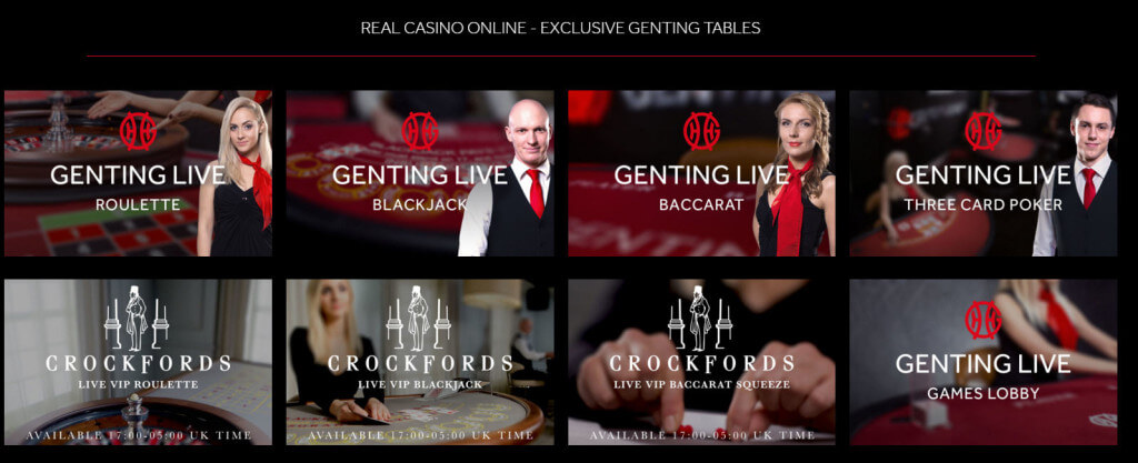 Live casino online slots